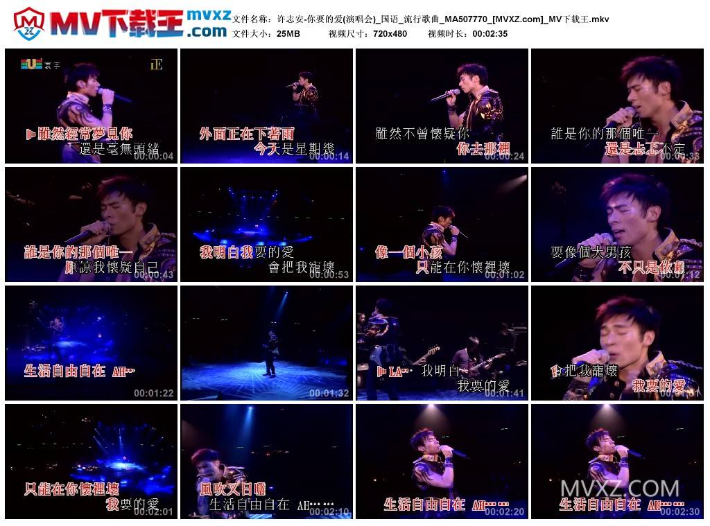 许志安-你要的爱(演唱会)_国语_流行歌曲_MA507770